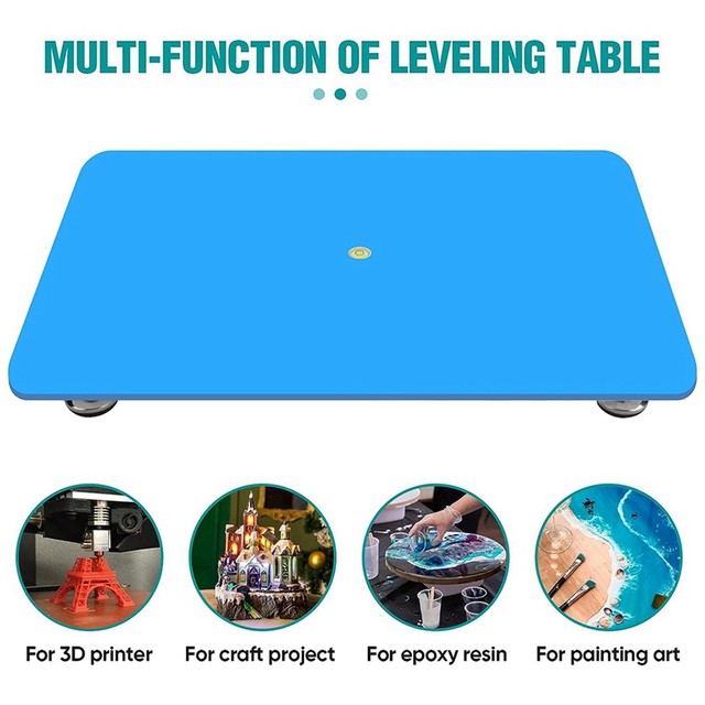 Leveling Table For Epoxy Resin, 16Inch X 12Inch Adjustable Self